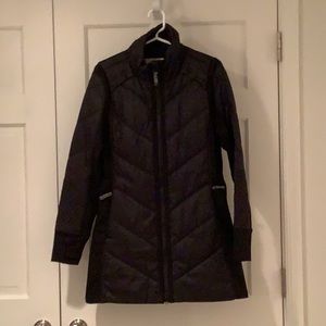 Black ladies Athleta lightweight coat